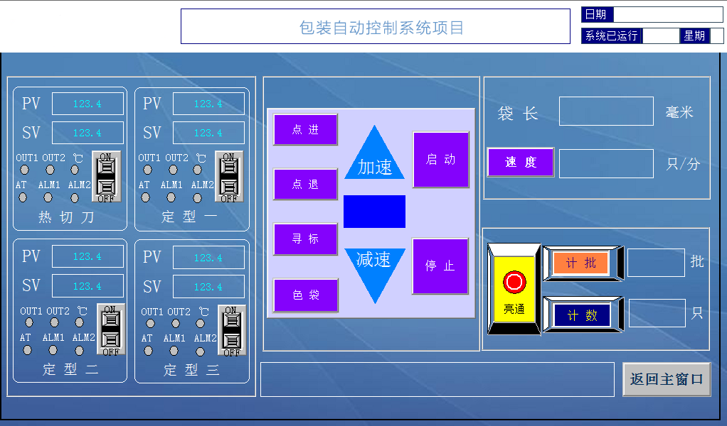 包裝自動控制系統(tǒng)